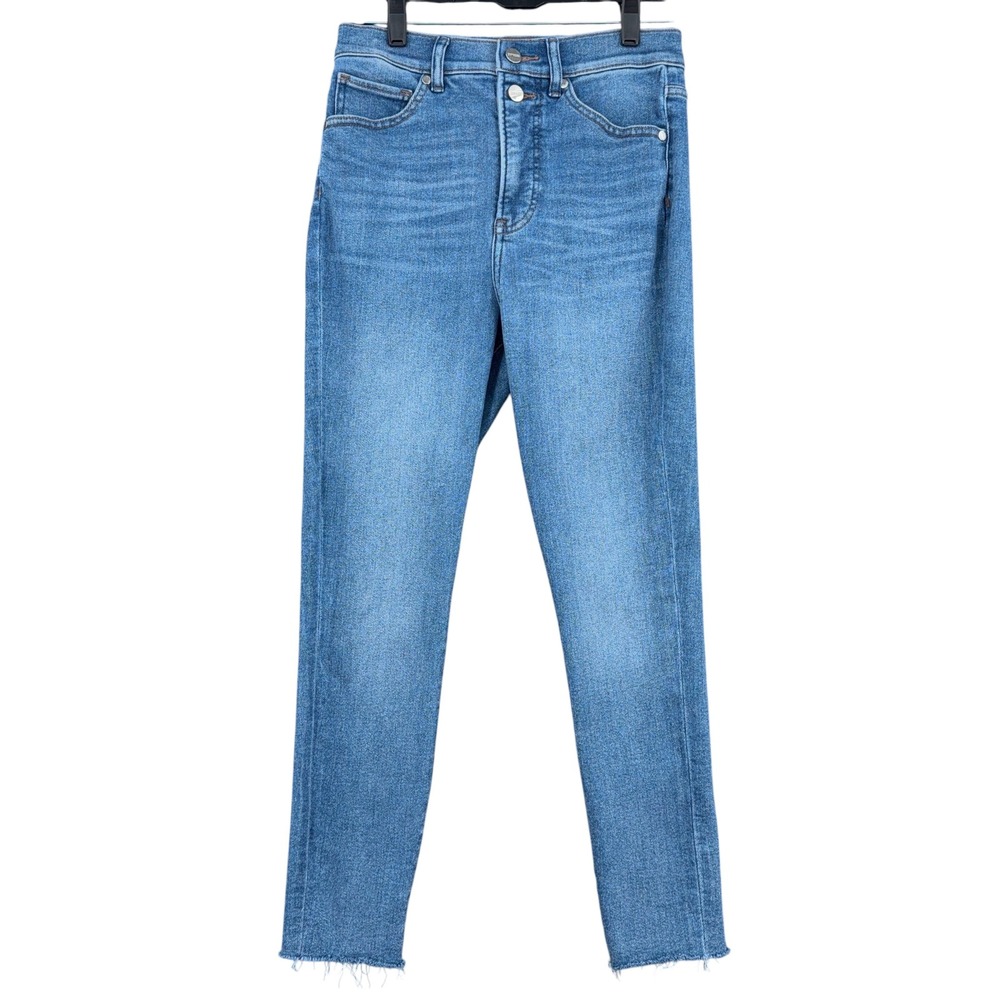 Express Skinny Super‎ High Rise Womens 6S Cotton Blend Blue Denim Jeans